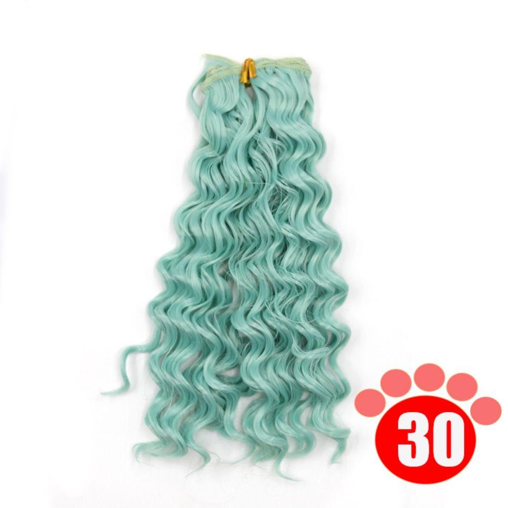 Natural Color Msiredoll Bjd Wig Curly Hair Blyth Doll Wigs Accessories Doll Accessories