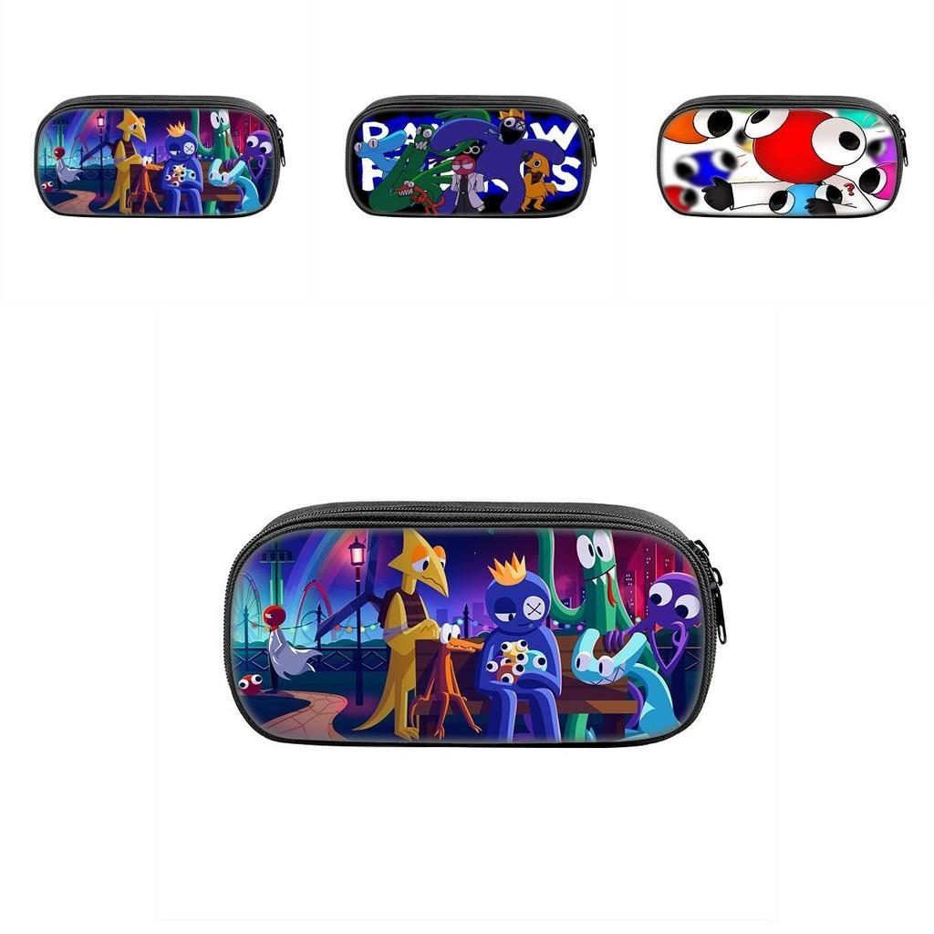 Rainbow Friends 2 Pencil Case Large Capacity Durable Nylon Material