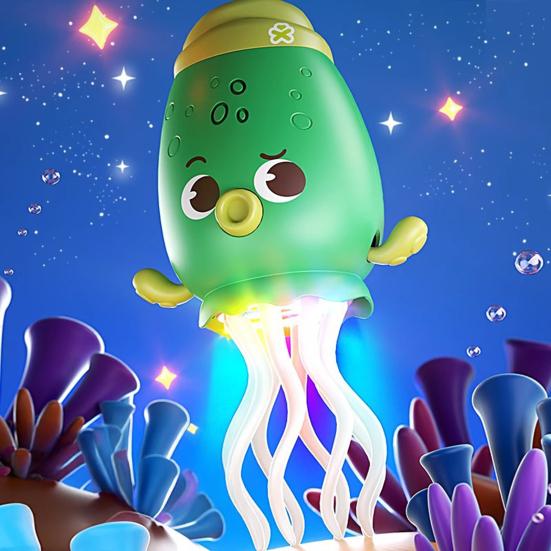 

Electric Dancing Octopus Toy with LED Lights Music Smart Obstacle Avoidance Auto-Wiggling Octopus Toy Toddlers Boys Girls Crawling Cartoon білий