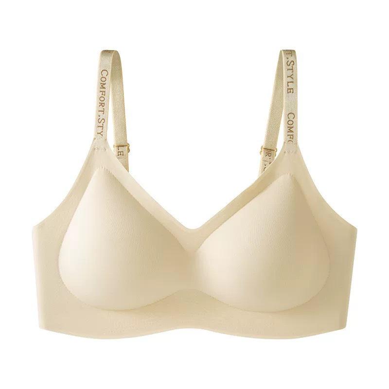 

Бесшовный бюстгальтер Supermodel Anti-Gravity: Женский бесшовный бюстгальтер без косточек, с мягкой поддержкой, против провисания, молочного цвета, с бретелями с надписями. XL (suggested 38/85ABC)