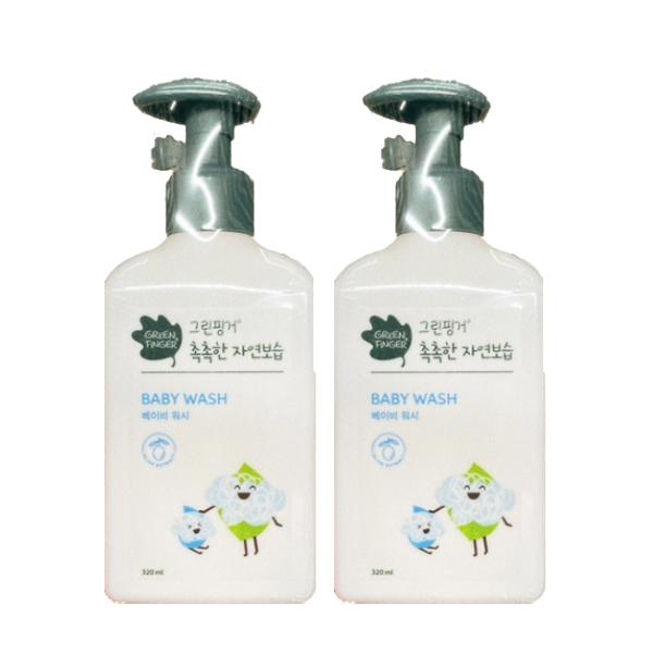 Green Finger Moist Natural Baby Wash 320ml x 2P