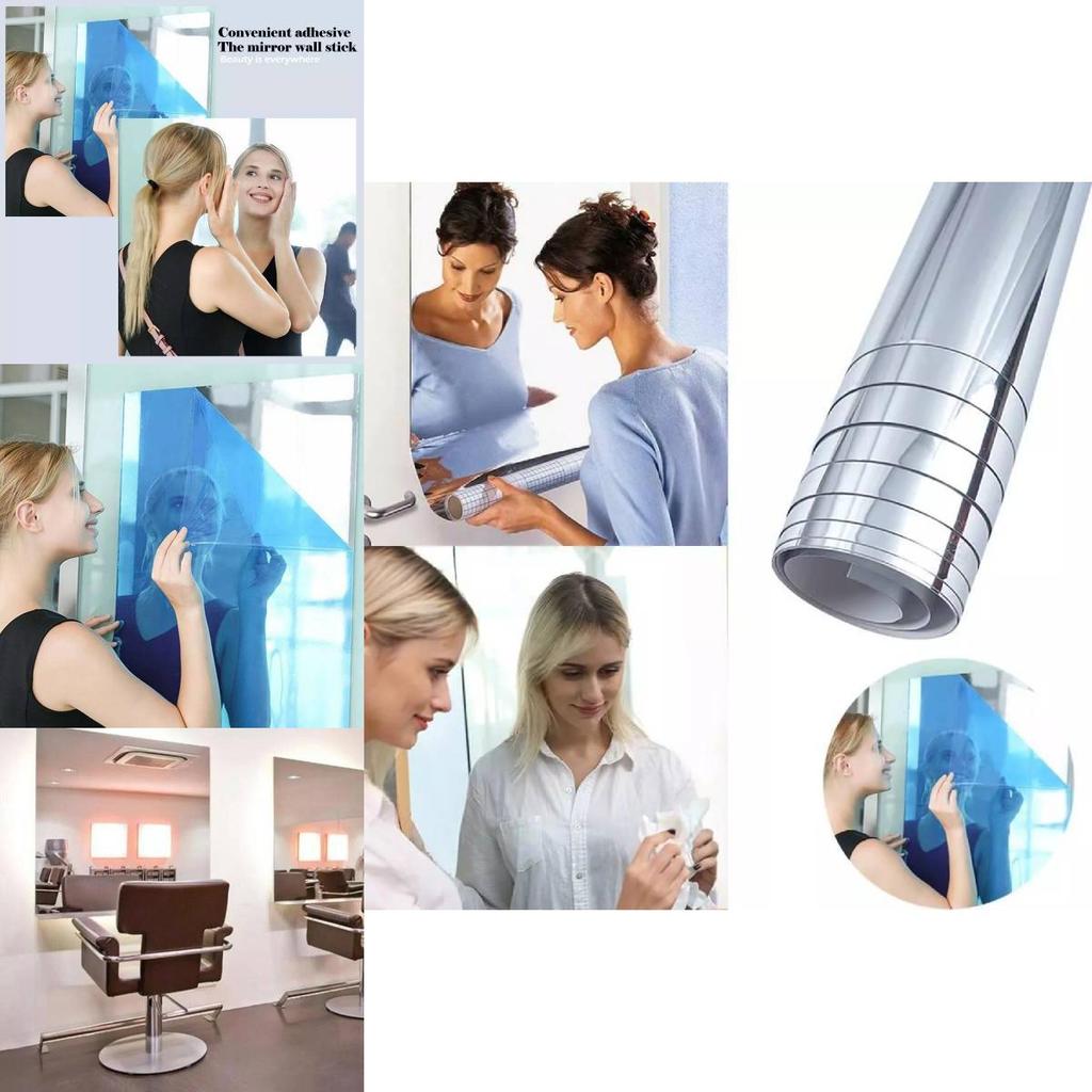 Hochwertige selbstklebende Spiegelwanddekoration Weiche Spiegelaufkleber für stilvolle Innenräume