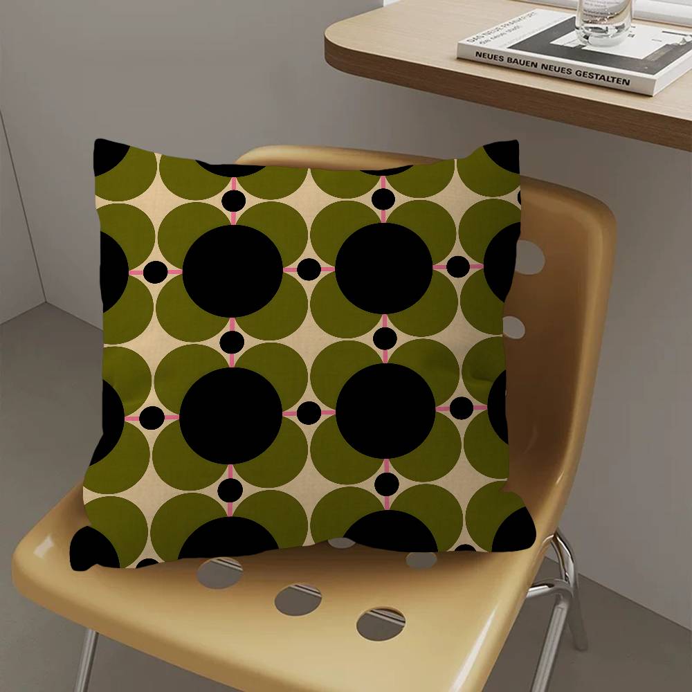 Orla Kiely Leaf Flower Lucky Dragon Pillow Cover Sofa Cushion Cover Home Room Decoration Children Gift