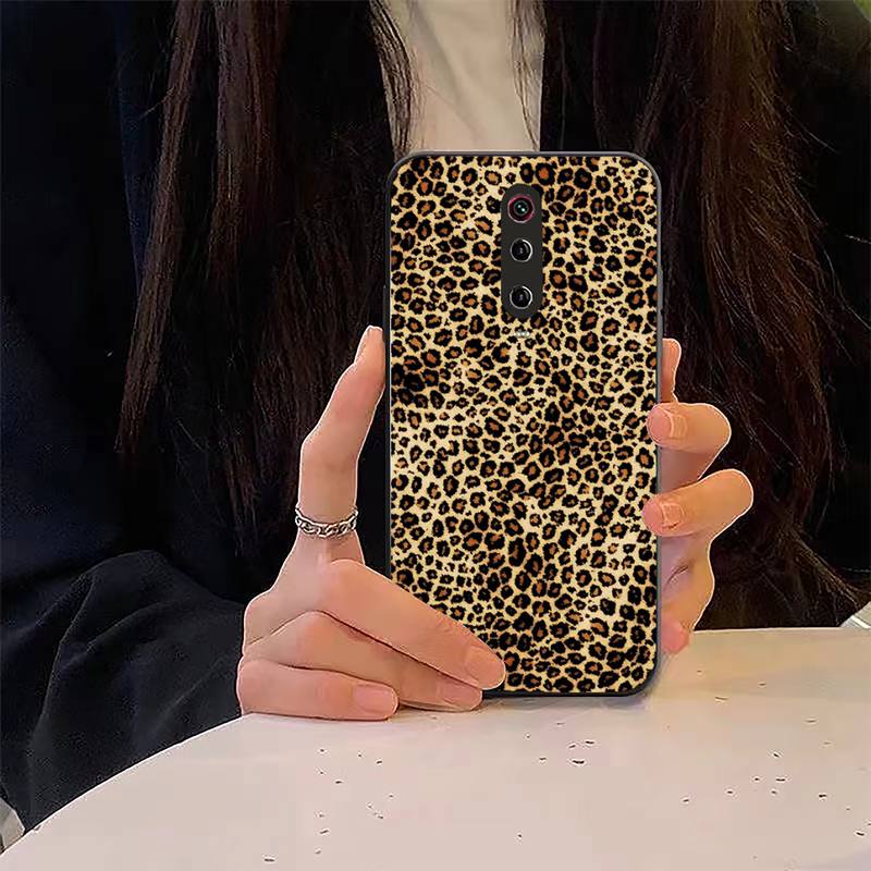 Leopard Print Phone Case For Redmi 9A 8A 6A Note 9 8 10 11S 8T Pro Max 9 K20 K30 K40 Pro PocoF3 Note11 5G Case