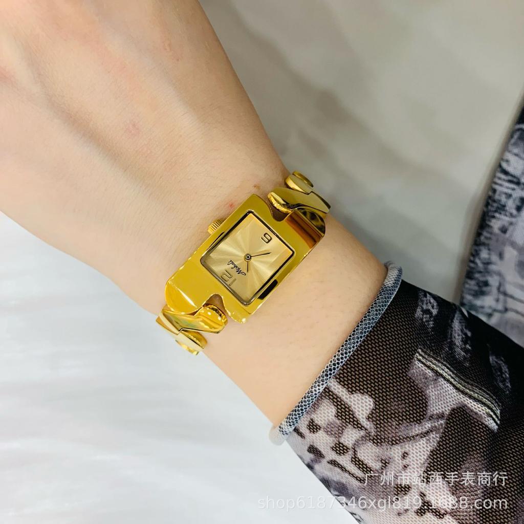 Women'S Watch Bracelet High Quality Watch Women'S Gold Square Personality