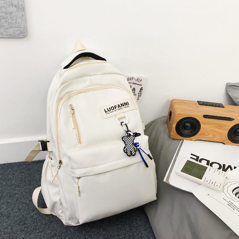 Simple schoolbag, boys, college students, high school students, largecapacity girls, backpack, college style, Korean version, couple backpack.