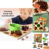 Wooden Hedgehog Sensory Game For Children Hand Coordination And Cognitive Growth