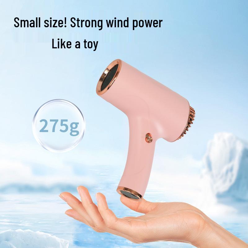 

Portable USB Rechargeable Hair Dryer for Students - Wireless Hair Care and Cold Air Blower for Dorms and Studios