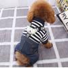 Dog clothes Spring and Autumn Teddy Dog Bichon Pomeranian four-legged overalls Milk Dog Puppy Chihuahua Pet