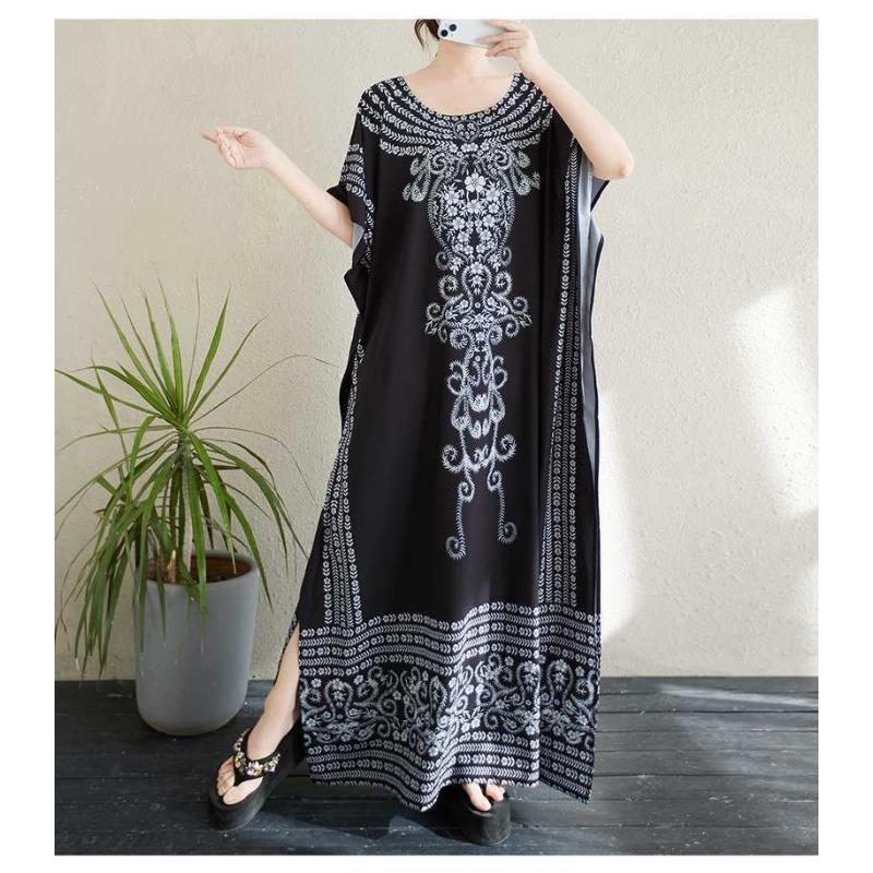 Women's Dress Large Print Extra Long Beach Skirt