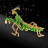 Broche Vintage de Mantis de Gama Alta Exquisito Lujo Ligero Temperamento de Insecto Retro