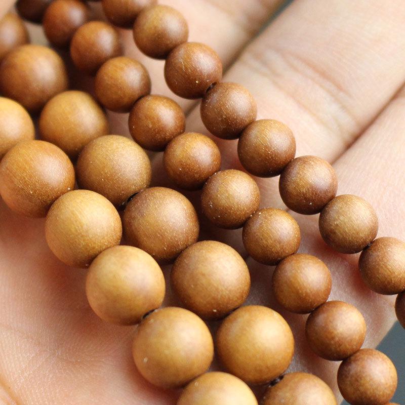 Sandalwood Rosary Bracelets: 108 Beads for Men & Women, Jewelry Gifts