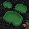 3in1 MultiFunctional Plastic Reptiles Food Water Feeder Bowl Bath Bowl For Amphibians Feeding Bathing And Watering Supply