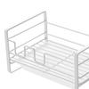 Sponge Storage Rack Matte White Compact Rust Prevention Sponge Drainer Rack Kitchen Drying Rack for