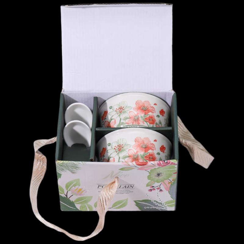 Woding Floral Ceramic Dinnerware Gift Set