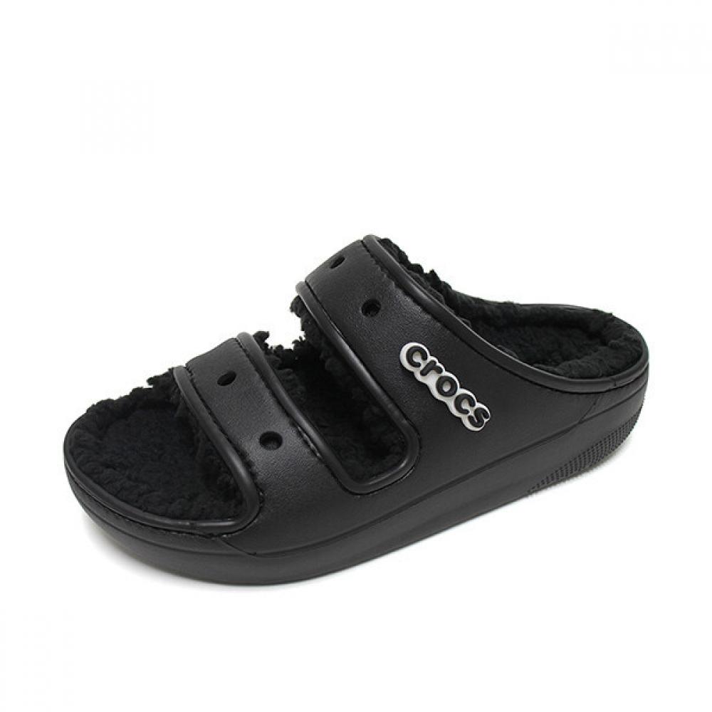 Crocs Men woMen Classic Cosy Sandals Fur Slippers Black 207446 060
