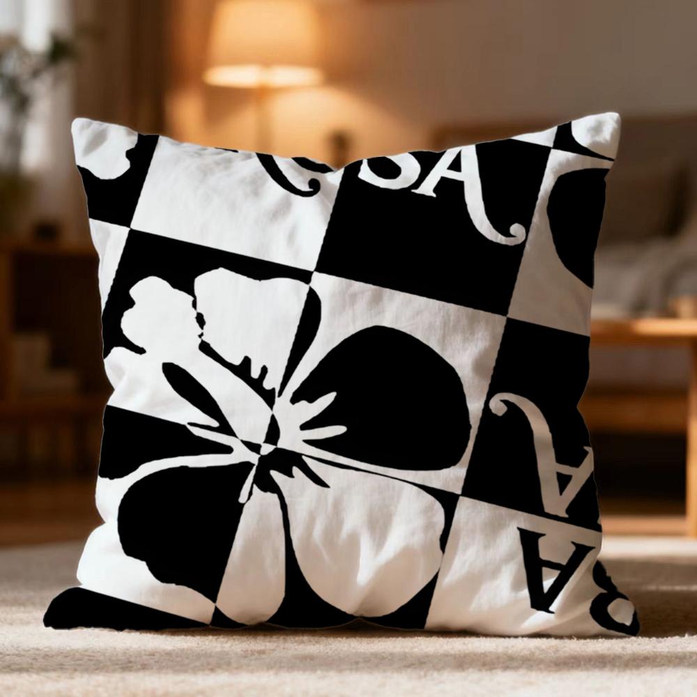 Hot A-Aalba rosaed Cushion Cover Soft Washable Pillow Case Multi-Scene for Couch Bed Travel Office Use