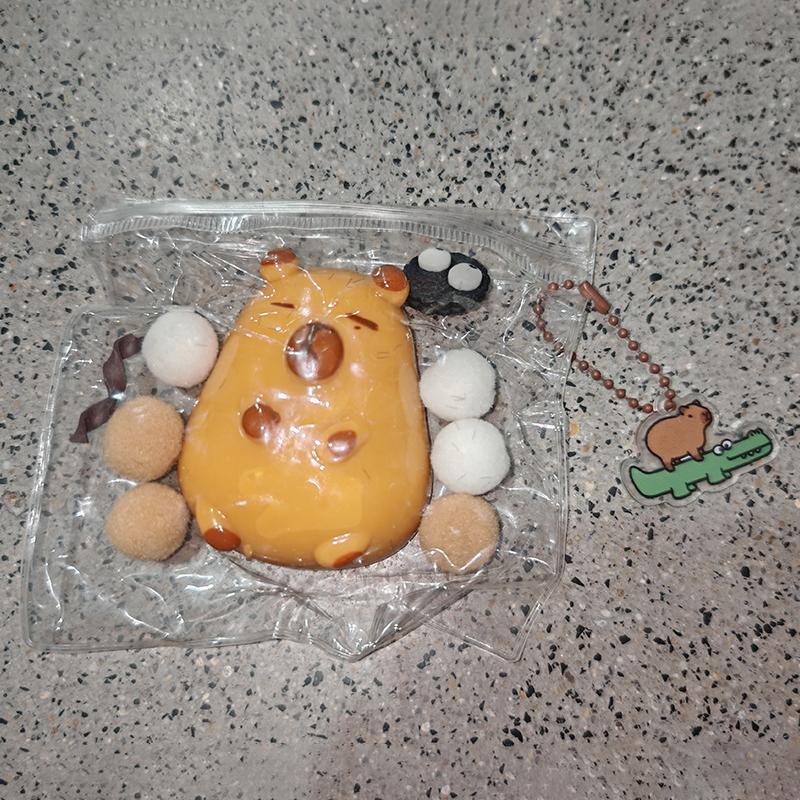 Tpr Dekompresyon Güzel Kapibara Yumuşak Tutkal Yavaş Geri Tepme Bebek Oyuncak Sevimli Komik Hile Hediye Fidget Stres Oyuncakları