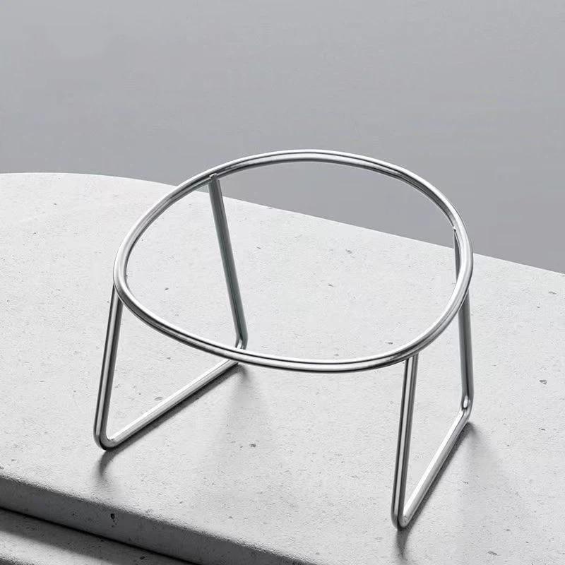 Stainless Steel Elevated Pet Bowl Set - Adjustable Neck-Health Feeding Stand with Non-Slip Base for Cats & Dogs (Food & Water Bowl Included)