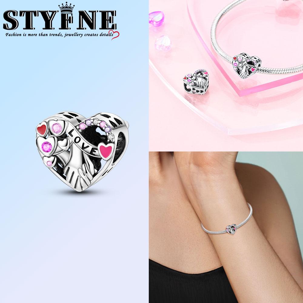 Copper Infinity Love Dangle Charms Like Snake Entangle Beads Fit Original Bracelet Diy Fine Jewelry Gifts For Women