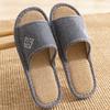 Linen Slippers for Men, High-end and Luxurious, Breathable and Casual, Non Slip, Summer Cool Slippers for Men