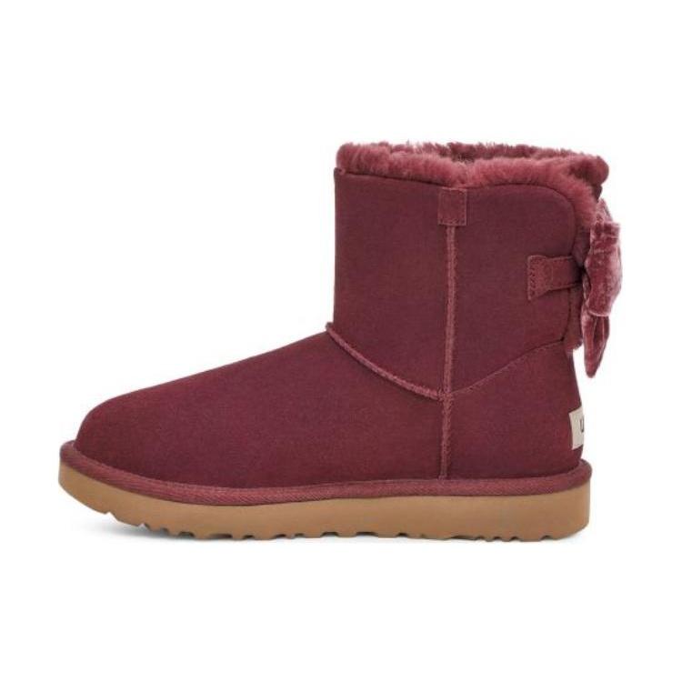 (WMNS) UGG Mini Bailey Bow Boots  Wild Grape  Women s 1138172-WGRP EU 38