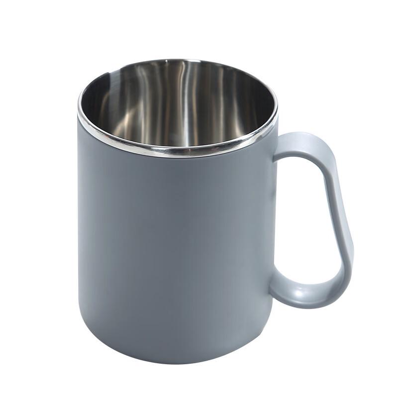 YIXI Portable Stainless Steel Double-Layer Toothbrush Cup