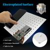 Ultra-thin Rainfall Shower Head Silver Stainless Steel Square Rain Shower 8/10/12 inches Head Pressurized Big Shower Head