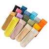 Children Girls Winter Warm Middle-tube Socks Thicken Thermal Socks Home Floor Socks LXY