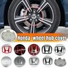 4pcs/set Car Styling Wheel Center Cap Hub Covers Badge Accessories For Civic Fit Jazz Accord Pilot CRV Passport City XRV