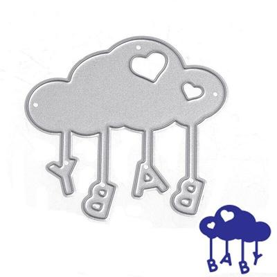 Baby Heart Balloons Cutting Dies Metal Stencil DIY Scrapbooking Album Paper Card Embossing Craft Die Cut Frame