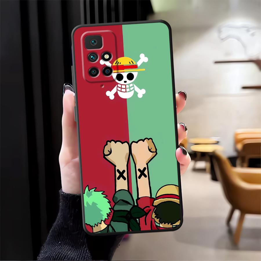 Ones Pieces Luffys Zoros Cartoon Case for Xiaomi Redmi 13C 12C A1 A2 Plus 9A 9C K40 K50 Gaming A5 12 9T 10 K60 Funda Phone Cover