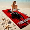 1PC Custom Name Horse Artwork Beach Towel Highly Absorbent And Sand-Resistant Towel for Swimming, Pool, Yoga, And Travel Lightweight