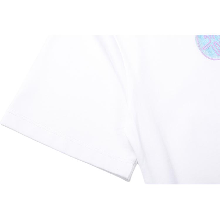 Comfortable Casual Round Neck Short Sleeve T-Shirt Women Tops White LWT0025253RT00F-K14000