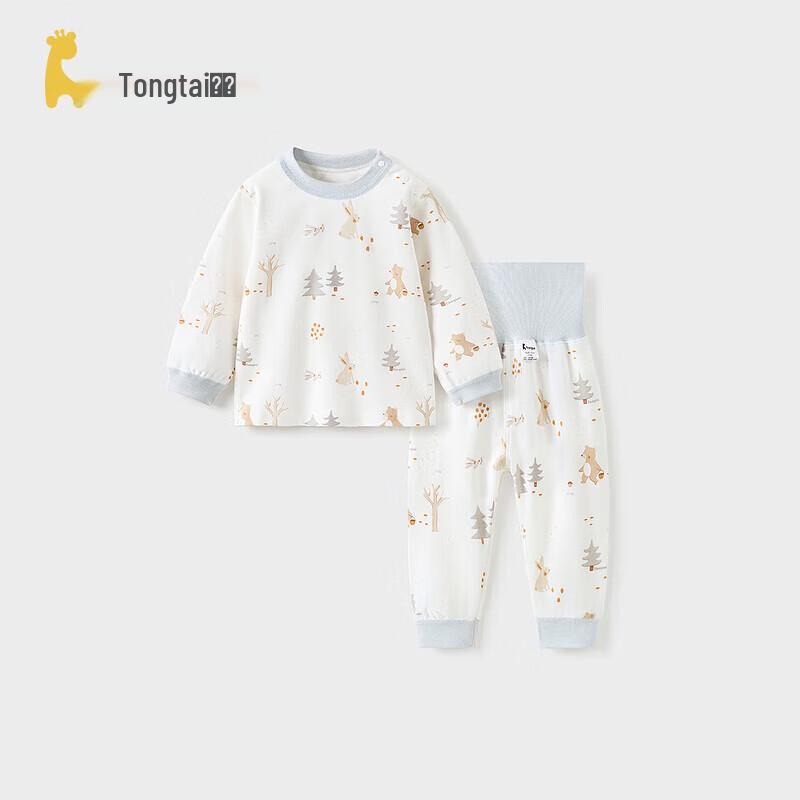 

TONGTAI Baby Pure Cotton High-Waist Home Wear Set 80cm