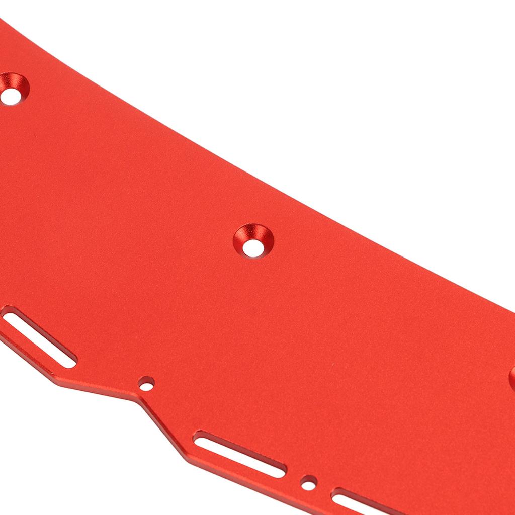 RC Car Front Bumper 11.9in Wide Aluminium Alloy High Strength Exquisite Color RC Car Protective Bar for 1Celsius7 1Celsius8