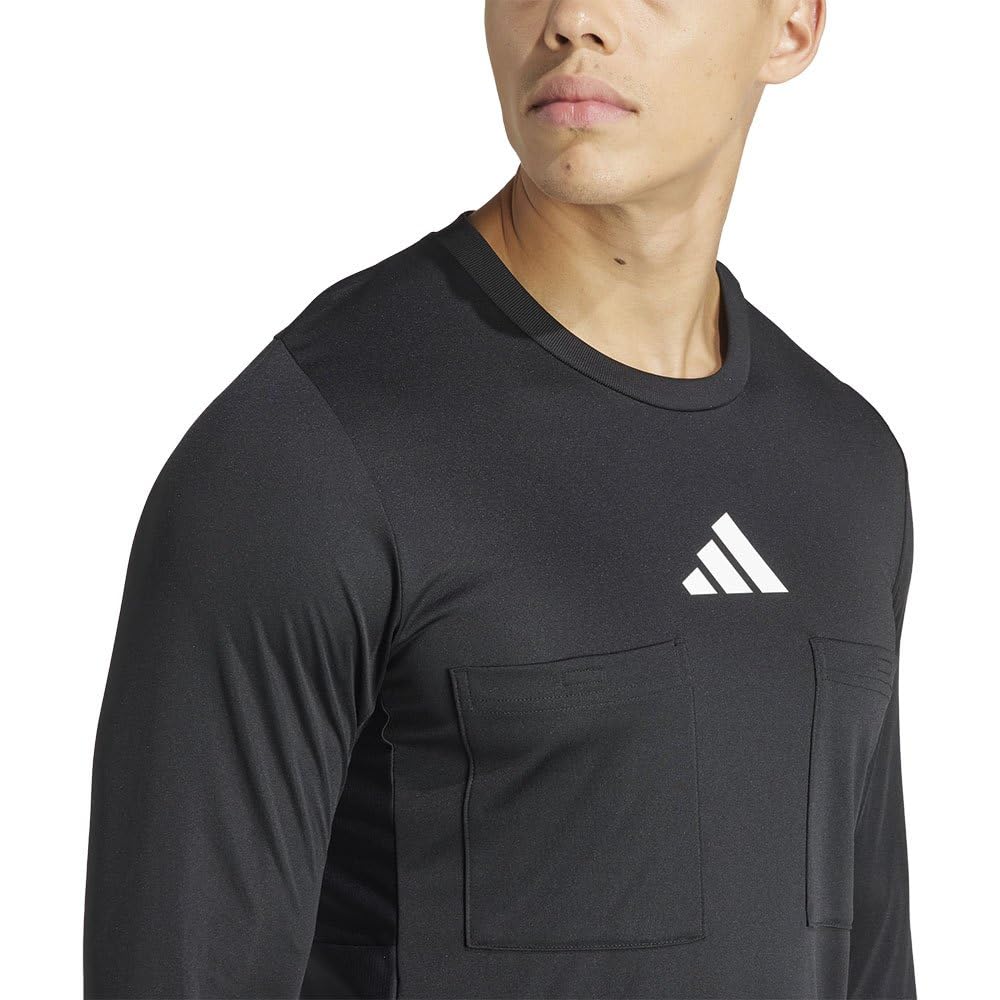 Adidas Soccer Referee Long Sleeve IFC20 Black XL T-Shirt - Men's (IN8145)