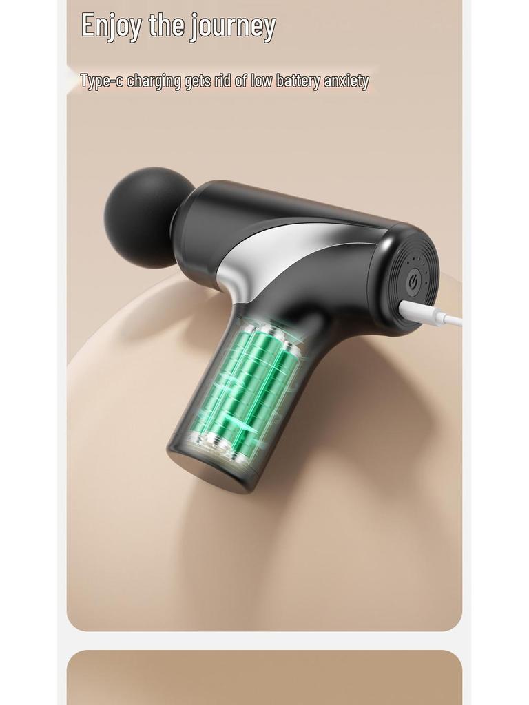 Smart Mini Fascial Muscle Relaxation Massager: Portable Electric Vibration Impact Gun