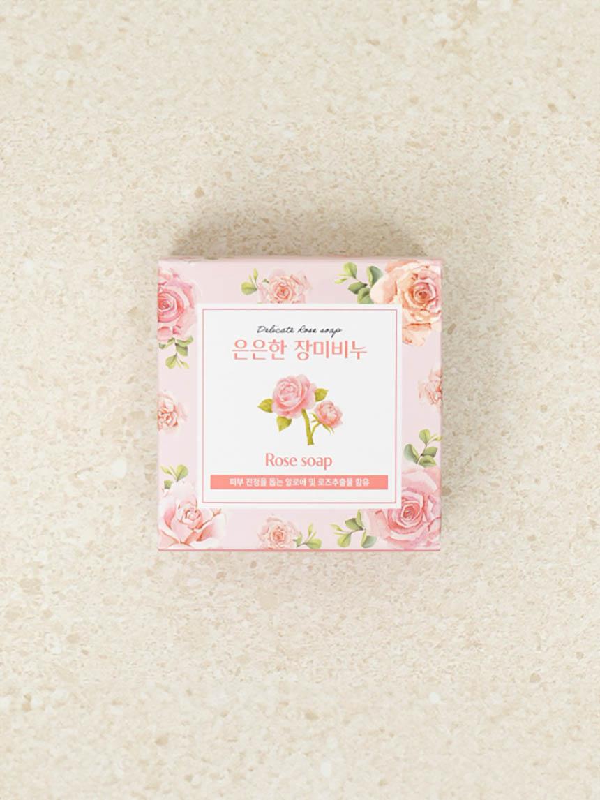 Selgreen Rose Scented Beauty Soap Bar 100g 1ea