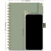 2026 Planner, Weekly and Monthly, A5 Size (5.7" x 8.3"), Jan 2026 - Dec 2026, Calendar, To-do List, Agenda, 12-Month Tabs, Hardcover, 100 GSM Thick