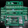 53-Piece Automotive Repair Tool Set with Ratchet Wrench and Socket Toolbox