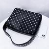 Ladies' Fashionable Niche Design Toast Bag Armpit Bag New Rivet Large Capacity Commuting Shoulder Armpit Bag