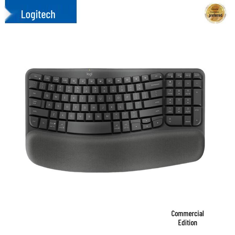 

Logitech WAVE KEYS Ergonomic Wireless Bluetooth Keyboard