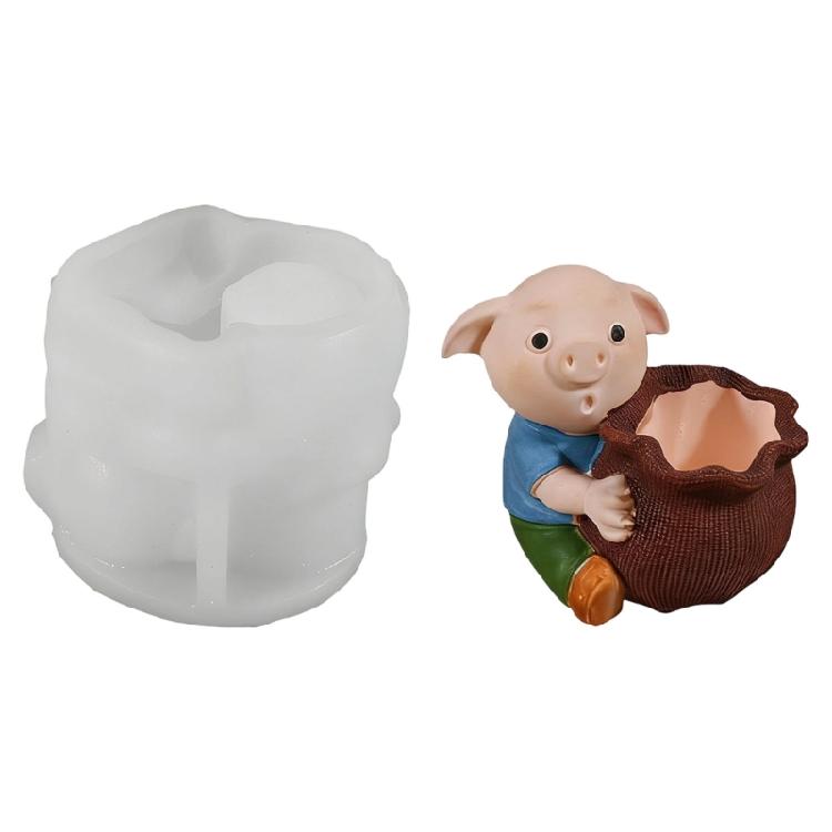 

Silicone Pig Mould With Sacks For Projects And Commercial Use Heat Resistant