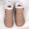 Snow Boots 2025 Winter New Fleece Thickened Women's Cotton Shoes Warm and Non-slip Cotton Boots
