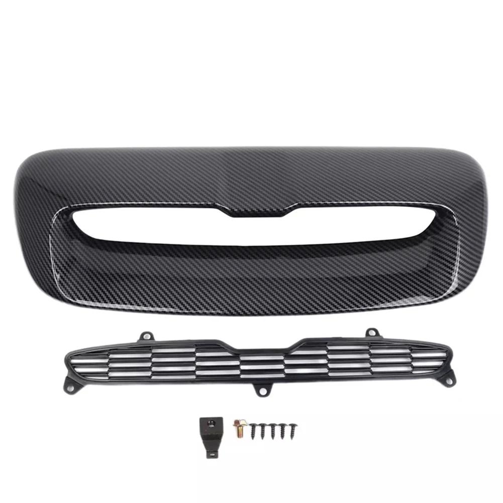Car Engine Air Outlet Cover Trim Front Engine Hood Vent Trim Perfect Match Glossy Black for Cooper S R56 R55 R57 R58 R59