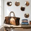 Genuine Leather Travel Duffel Bag Weekend Luggage Buffalo Leather Duffle Bag