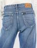 Lee Wide Straight Size LL2641 Women's Jeans, Blue, XS,