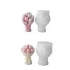 Food Grade Silicone Candle Mould For Tulips Bouquet Aromatherapys Craft Tool for Family Activity and Weddings