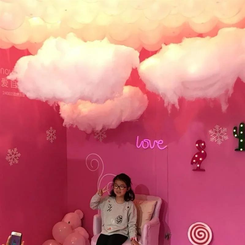 White Clouds Cotton Cloud Wedding Props Children's Room DIY Decoration Window Layout Wedding Photography Party Simulation